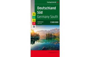 f&b Straßenkarten Deutschland Süd, Straßenkarte 1:500.000, freytag & berndt Freytag-Berndt und ARTARIA