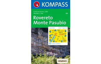 Wanderkarten Italien Rovereto - Monte Pasubio Kompass-Karten GmbH