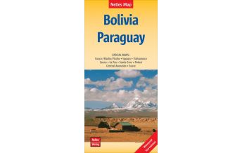 Straßenkarten Nelles Map Bolivia-Paraguay Nelles-Verlag