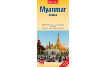 Road Maps Nelles Map - Myanmar Burma 1:1.500.000 Nelles-Verlag