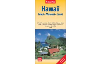 Road Maps Nelles Map Hawaii: Maui Molokai Nelles-Verlag