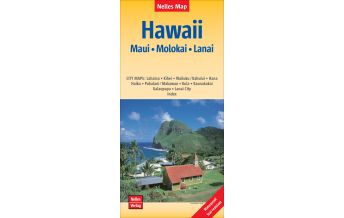 Straßenkarten Nelles Map Hawaii: Maui Molokai Nelles-Verlag