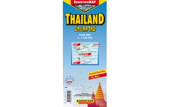 Road Maps Thailand 1:1.500.000 Berndtson & Berndtson Verlag-Publications OHG