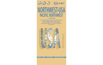 Straßenkarten Northwest-USA - Pacific Northwest Borch GmbH