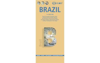 Road Maps Brazil, Brasilien, Borch map Berndtson & Berndtson Verlag-Publications OHG