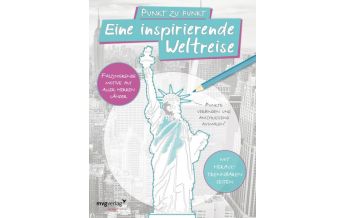 Reiselektüre Punkt zu Punkt: Eine inspirierende Weltreise: Malbuch für Erwachsene MVG Verlag