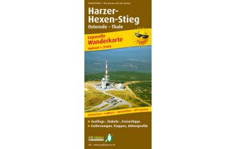 f&b Wanderkarten Harzer-Hexen-Stieg, Wanderkarte 1:25.000 Freytag-Berndt und ARTARIA