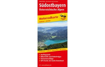 Road Maps Germany Südostbayern - Österreichische Alpen, Motorradkarte 1:200.000 Freytag-Berndt und ARTARIA