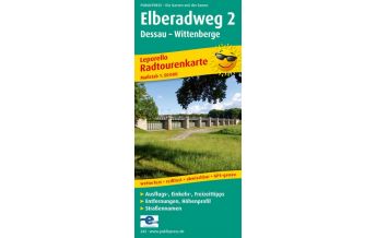 f&b Radkarten Elberadweg 2, Dessau - Wittenberge, Radtourenkarte 1:50.000 Freytag-Berndt und ARTARIA