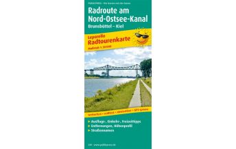 f&b Radkarten Radroute am Nord-Ostsee-Kanal, Radtourenkarte 1:50.000 Freytag-Berndt und ARTARIA