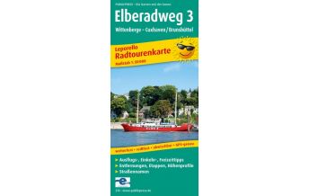f&b Cycling Maps Elberadweg 3, Wittenberge - Cuxhaven/Brunsbüttel, Radtourenkarte 1:50.000 
 Freytag-Berndt und ARTARIA