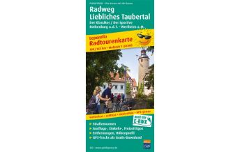 f&b Radkarten Radweg Liebliches Taubertal, Radtourenkarte 1:50.000 Freytag-Berndt und ARTARIA