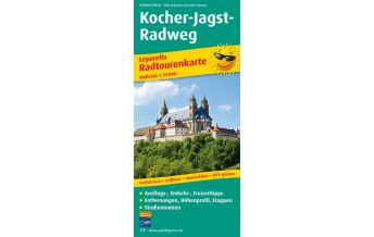 f&b Cycling Maps Kocher-Jagst-Radweg, Radtourenkarte 1:50.000 Freytag-Berndt und ARTARIA