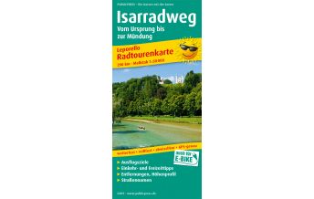 f&b Radkarten Isarradweg, Radtourenkarte 1:50.000 Freytag-Berndt und ARTARIA