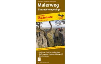 f&b Wanderkarten Malerweg - Elbsandsteingebirge, Wanderkarte 1:25.000 Freytag-Berndt und ARTARIA