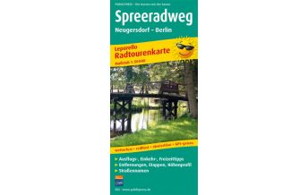 f&b Cycling Maps Spreeradweg, Radtourenkarte 1:50.000 Freytag-Berndt und ARTARIA