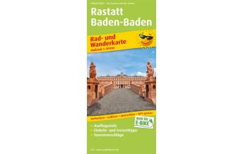 f&b Wanderkarten Rastatt - Baden-Baden, Rad- und Wanderkarte 1:50.000 Freytag-Berndt und ARTARIA