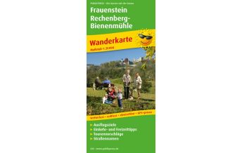 f&b Wanderkarten Frauenstein - Rechenberg-Bienenmühle, Wanderkarte 1:25.000 Freytag-Berndt und ARTARIA