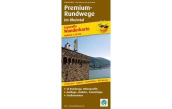 f&b Wanderkarten Premium-Rundwege im Rheintal, Wanderkarte 1:35.000 Freytag-Berndt und ARTARIA