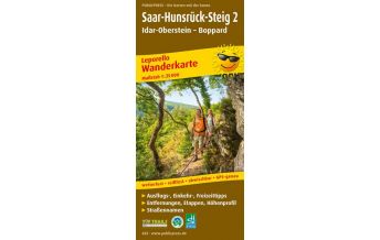 f&b Hiking Maps Saar-Hunsrück-Steig 2, Wanderkarte 1:25.000 Freytag-Berndt und ARTARIA