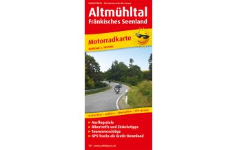 f&b Road Maps Altmühltal - Fränkisches Seenland, Motorradkarte 1:100.000 Freytag-Berndt und ARTARIA