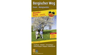 f&b Hiking Maps Bergischer Weg, Wanderkarte 1:30.000 Freytag-Berndt und ARTARIA