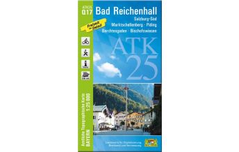 Wanderkarten Salzburg Bayerische ATK25-Q17, Bad Reichenhall 1:25.000 LDBV