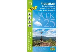 Wanderkarten Bayern Bayerische ATK25-I19, Frauenau 1:25.000 LDBV