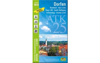 Hiking Maps Bavaria Bayerische ATK25-N14, Dorfen 1:25.000 LDBV