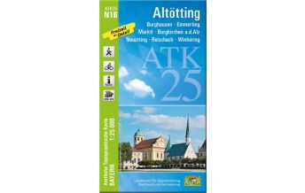 Hiking Maps Bavaria Bayerische ATK25-N16, Altötting 1:25.000 LDBV