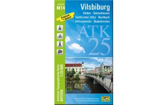 Wanderkarten Bayern ATK25-M14 Vilsbiburg (Amtliche Topographische Karte 1:25000) LDBV