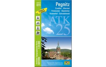 Hiking Maps Bavaria Bayerische ATK25-E11, Pegnitz 1:25.000 LDBV
