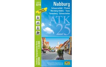 Wanderkarten Bayern ATK25-G14 Nabburg (Amtliche Topographische Karte 1:25000) LDBV