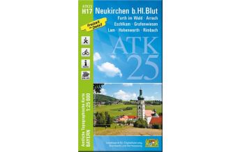 Hiking Maps Bavaria Bayerische ATK25-H17, Neukirchen b. Hl. Blut 1:25.000 LDBV