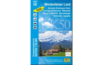 Hiking Maps UK50-50 Werdenfelser Land LDBV