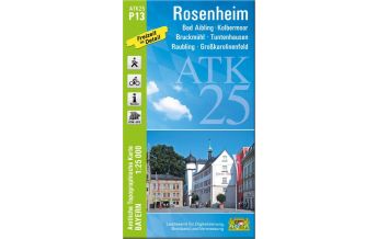 Wanderkarten Bayern Bayerische ATK25-P13, Rosenheim 1:25.000 LDBV