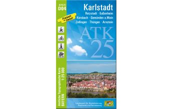 Hiking Maps Bavaria ATK25-D04 Karlstadt (Amtliche Topographische Karte 1:25000) LDBV