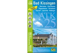 Hiking Maps Bavaria Bayerische ATK25-C05, Bad Kissingen 1:25.000 LDBV
