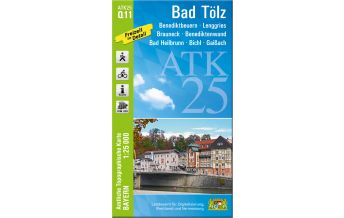 Wanderkarten Bayern Bayerische ATK25-Q11, Bad Tölz 1:25.000 LDBV