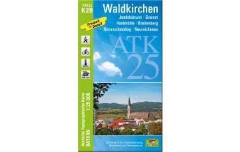 Hiking Maps Bavaria Bayerische ATK25-K20, Waldkirchen 1:25.000 LDBV