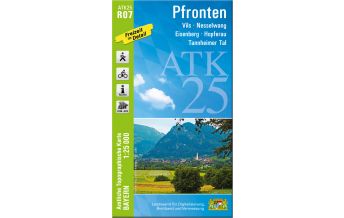 Wanderkarten Tirol Bayerische ATK25-R07, Pfronten 1:25.000 LDBV