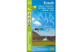 Hiking Maps Bavaria ATK25-R12 Kreuth (Amtliche Topographische Karte 1:25000) LDBV