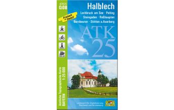 Wanderkarten Bayern Bayerische ATK25-Q08, Halblech 1:25.000 LDBV