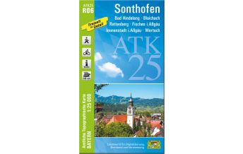 Hiking Maps Bavaria Bayerische ATK25-R06, Sonthofen 1:25.000 LDBV