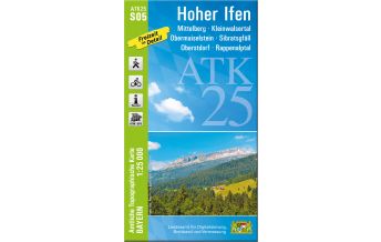 Hiking Maps Vorarlberg Bayerische ATK25-S05, Hoher Ifen 1:25.000 LDBV