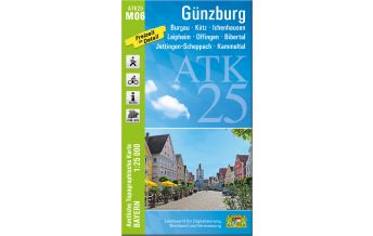 Hiking Maps Bavaria Bayerische ATK25-M06, Günzburg 1:25.000 LDBV