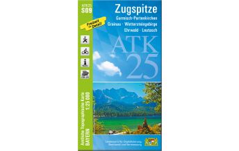 Hiking Maps Tyrol Bayerische ATK25-S09, Zugspitze 1:25.000 LDBV
