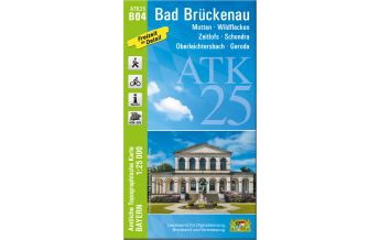 Hiking Maps Bavaria Bayerische ATK25-B04, Bad Brückenau 1:25.000 LDBV