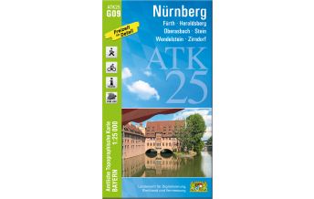 Hiking Maps ATK25-G09 Nürnberg (Amtliche Topographische Karte 1:25000) LDBV