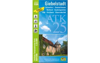 Hiking Maps Germany ATK25-F04 Giebelstadt (Amtliche Topographische Karte 1:25000) LDBV